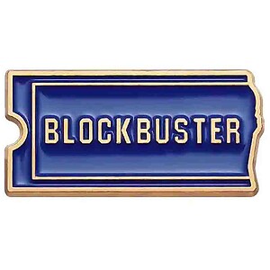 Blockbuster Video Enamel Pin Lapel