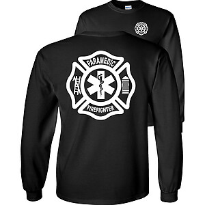 Paramedic Firefighter T-Shirt Firefighter star of life