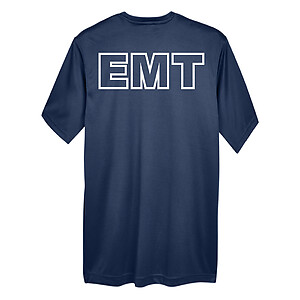 Emergency Medical Technician EMT Men's Dry-Fit Moisture Wicking Performance Short Sleeve Shirt