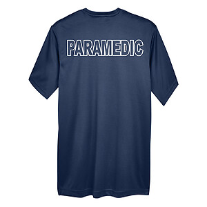 Paramedic Men's Dry-Fit Moisture Wicking Performance Short Sleeve Shirt