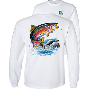 Rainbow Trout T-Shirt Going for Lure Fishing