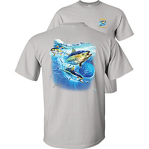 Tuna Attack T-Shirt Bluefin Tuna Yellowfin Tuna