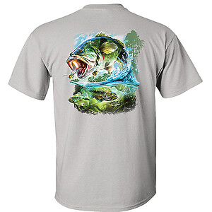 Bucket Mouth Bass T-Shirt Largemouth Bass