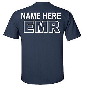 First Responders T-Shirt EMR Personalized