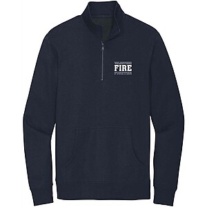 Volunteer Firefighter American Flag Quarter Zip Sweatshirt VFD