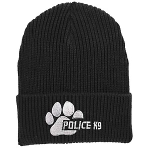 Paw Police K9 Beanie Cuffed Knit 