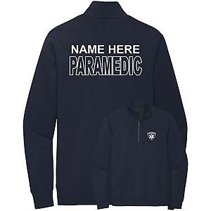 Custom Paramedic Quarter Zip Sweatshirt