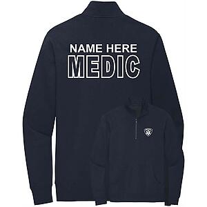 Custom Medic Quarter Zip Sweatshirt
