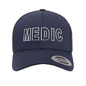 Medic Hat Emergency Medical Trucker Hats Caps