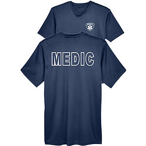 Medic Men's Dry-Fit Moisture Wicking Performance Short Sleeve Shirt