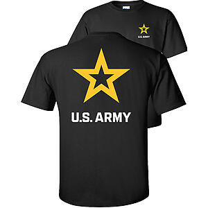 U.S Army Star T-Shirt Armed Forces Official licensed Army Graphic Logo